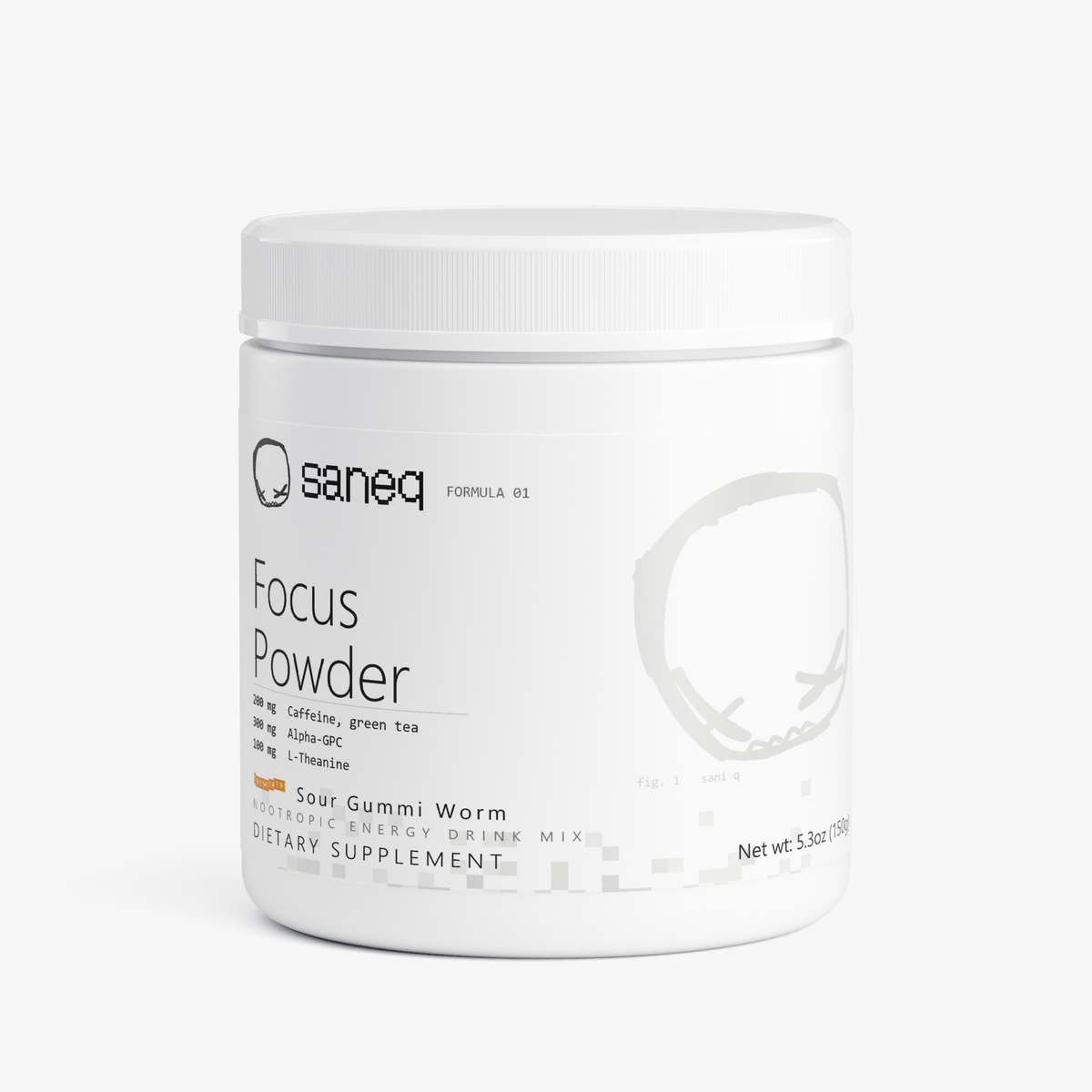 Focus Powder (Sour Gummi Worm)